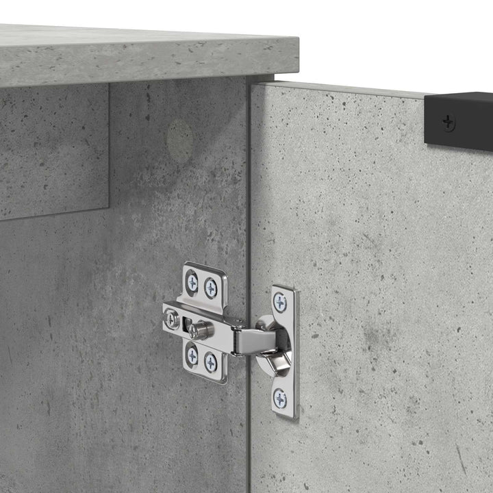 Badeværelsesskab Beton Grå 64,5 x 33,5 x 59 cm Konstrueret træ