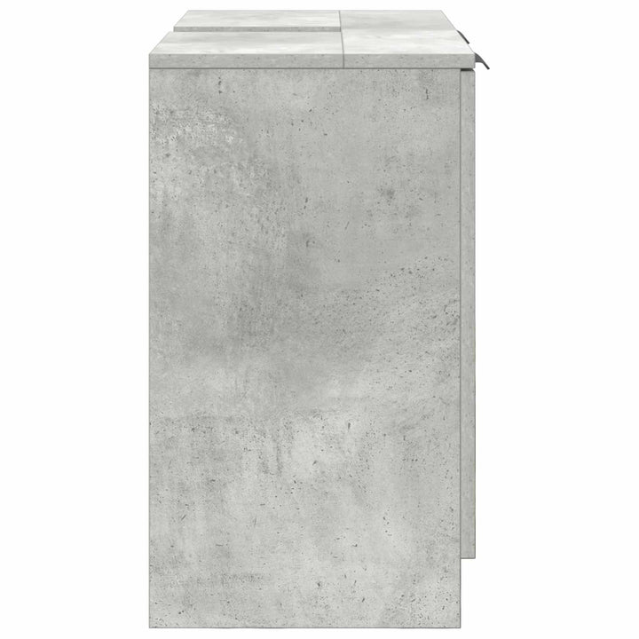 Badeværelsesskab Beton Grå 64,5 x 33,5 x 59 cm Konstrueret træ