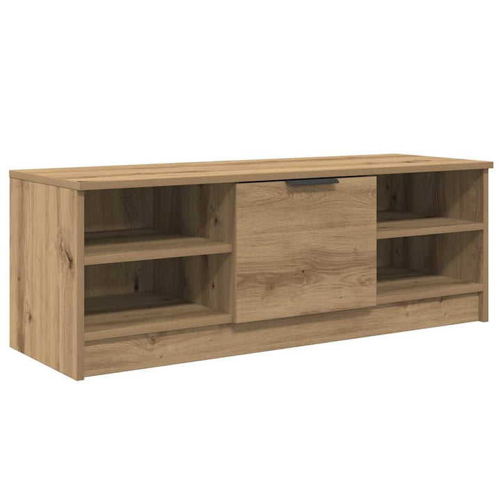 TV-skab 102 x 35 x 36,5 cm Artisan Egetræ Konstrueret træ