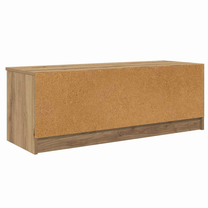 TV-skab 102 x 35 x 36,5 cm Artisan Egetræ Konstrueret træ