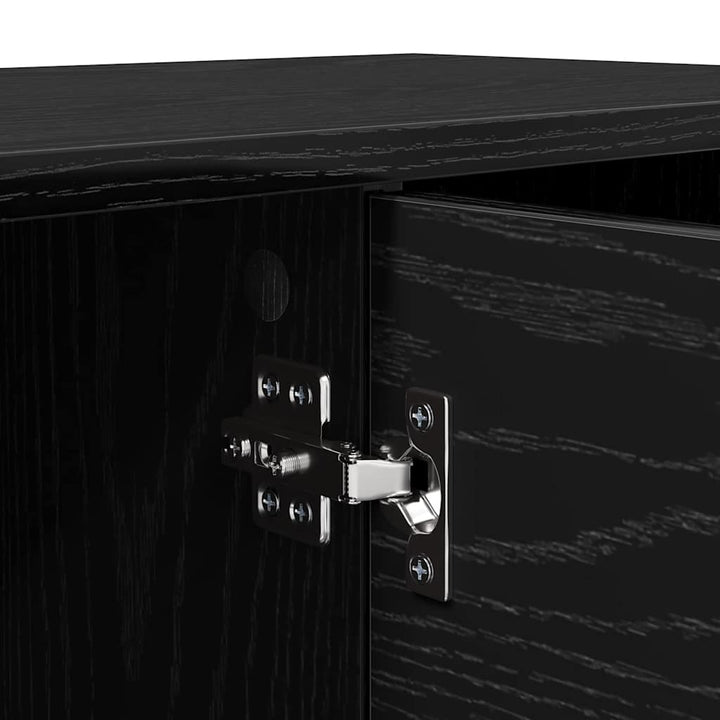 TV-skab 102 x 35 x 36,5 cm Sort eg Konstrueret træ