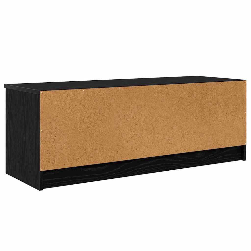 TV-skab 102 x 35 x 36,5 cm Sort eg Konstrueret træ