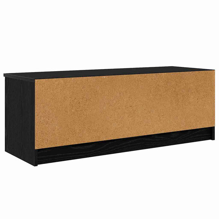 TV-skab 102 x 35 x 36,5 cm Sort eg Konstrueret træ