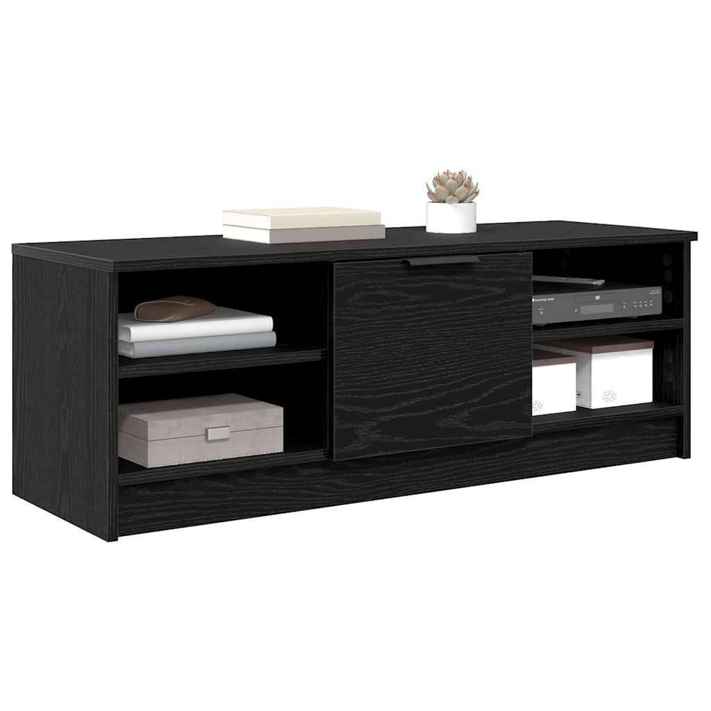 TV-skab 102 x 35 x 36,5 cm Sort eg Konstrueret træ