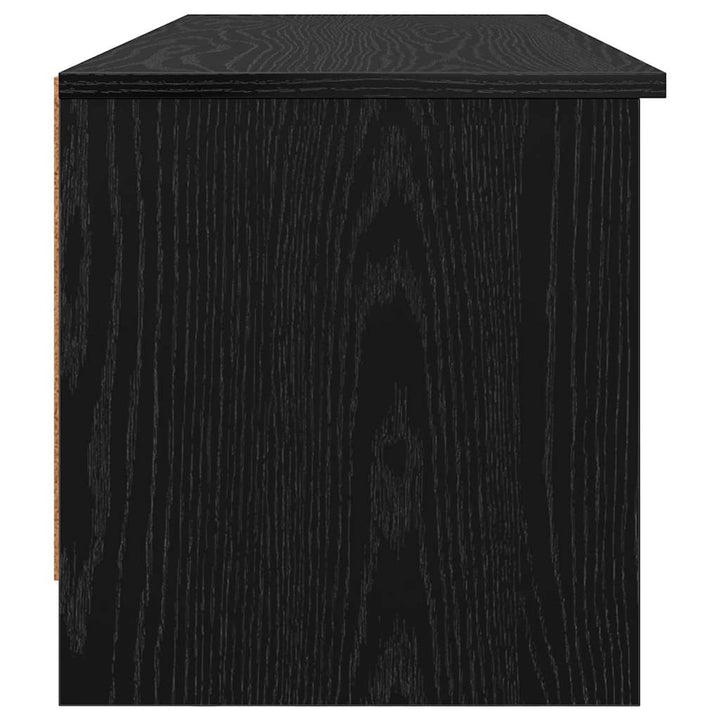 TV-skab 102 x 35 x 36,5 cm Sort eg Konstrueret træ
