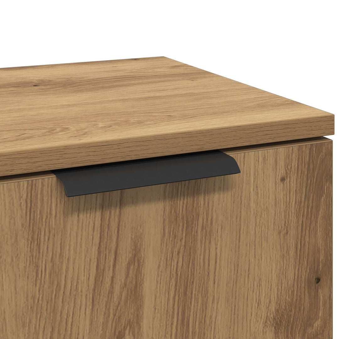 Sideboard Artisan Egetræ 30 x 30 x 70 cm Konstrueret træ