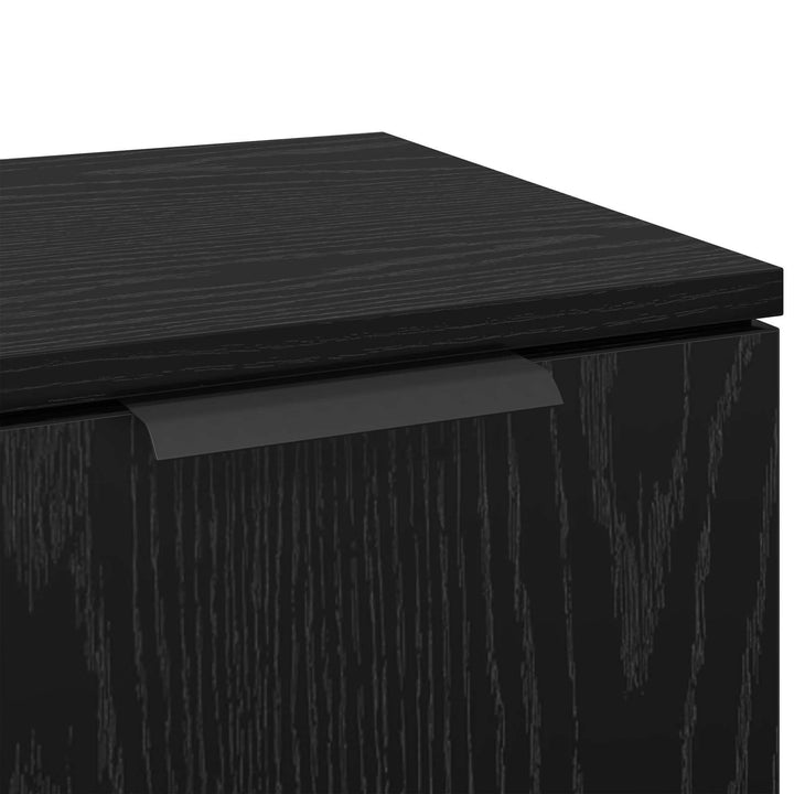 Sideboard Sort eg 30 x 30 x 70 cm Konstrueret træ