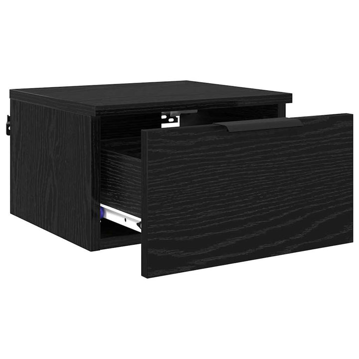 Natskab 2 pcs Sort eg 34 x 30 x 20 cm Konstrueret træ