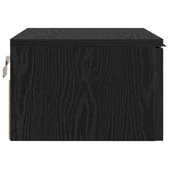 Natskab 2 pcs Sort eg 34 x 30 x 20 cm Konstrueret træ