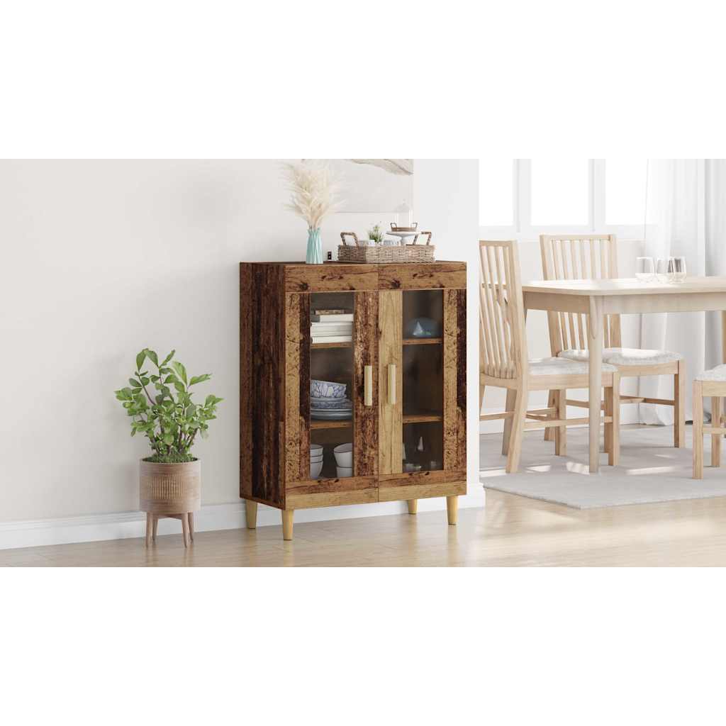 Sideboard Gammelt træ 69,5 x 34 x 90 cm Konstrueret træ