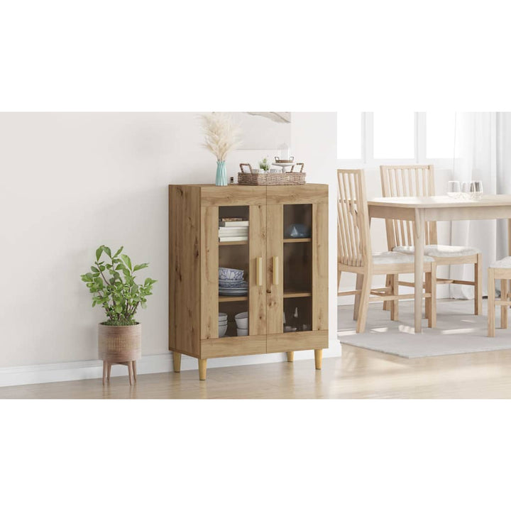 Sideboard Artisan Egetræ 69,5 x 34 x 90 cm Konstrueret træ