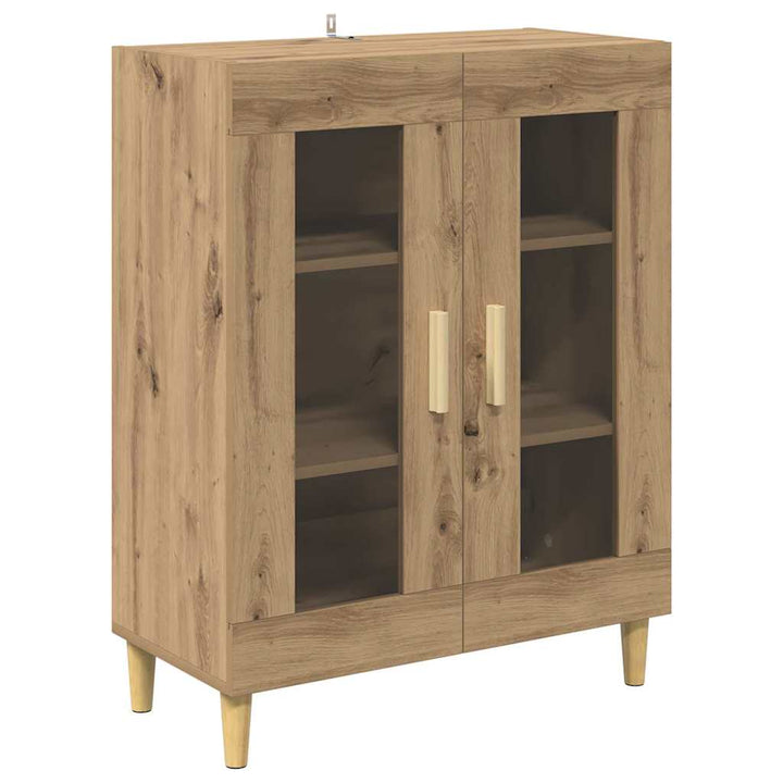 Sideboard Artisan Egetræ 69,5 x 34 x 90 cm Konstrueret træ