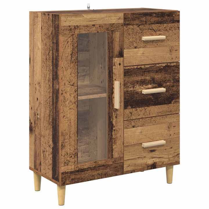 Sideboard Gammelt træ 69,5 x 34 x 90 cm Konstrueret træ