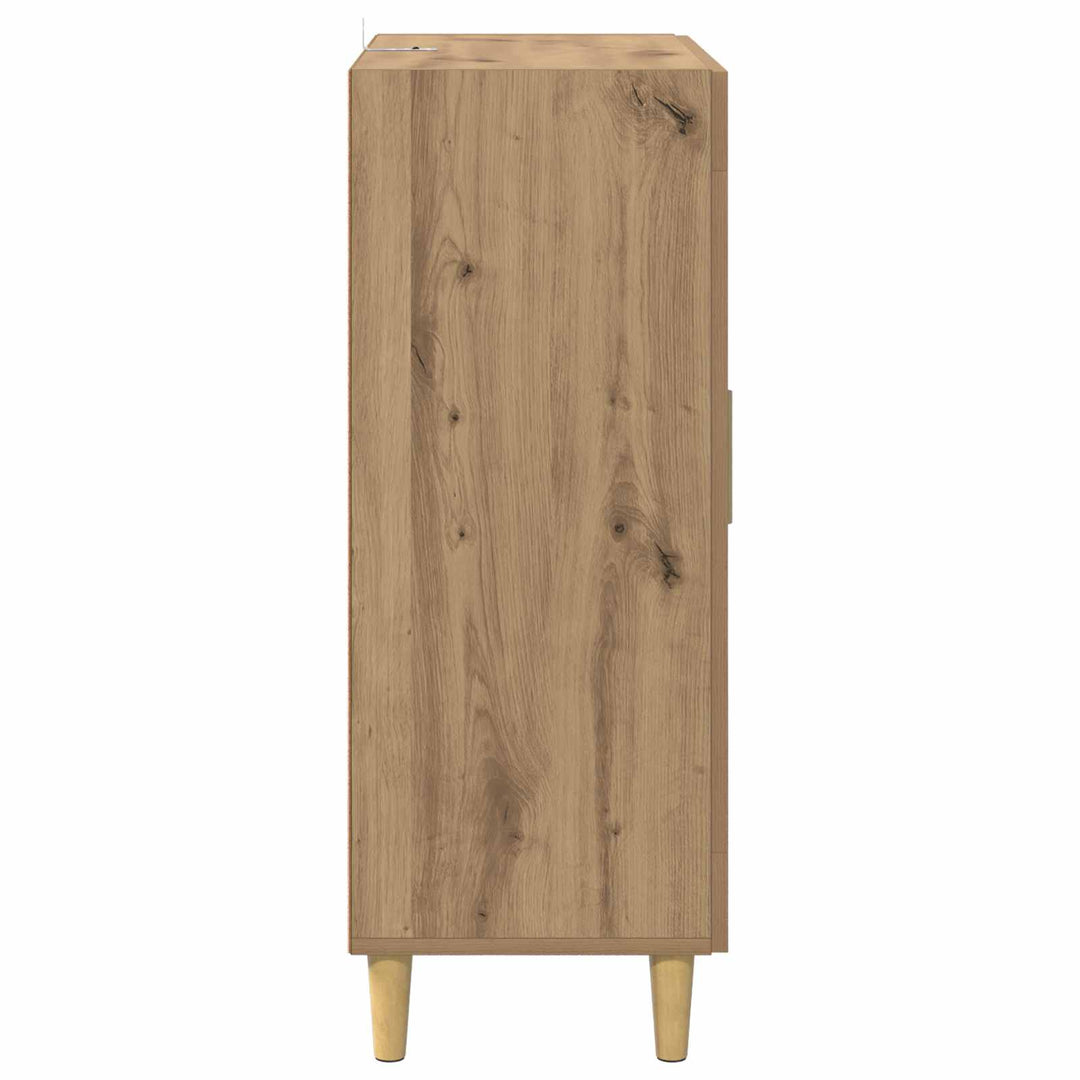 Sideboard Artisan Egetræ 69,5 x 34 x 90 cm Konstrueret træ
