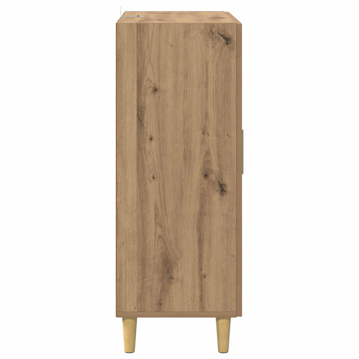 Sideboard Artisan Egetræ 69,5 x 34 x 90 cm Konstrueret træ