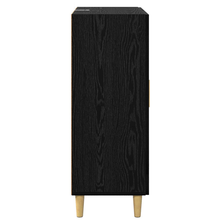 Sideboard Sort eg 69,5 x 34 x 90 cm Konstrueret træ