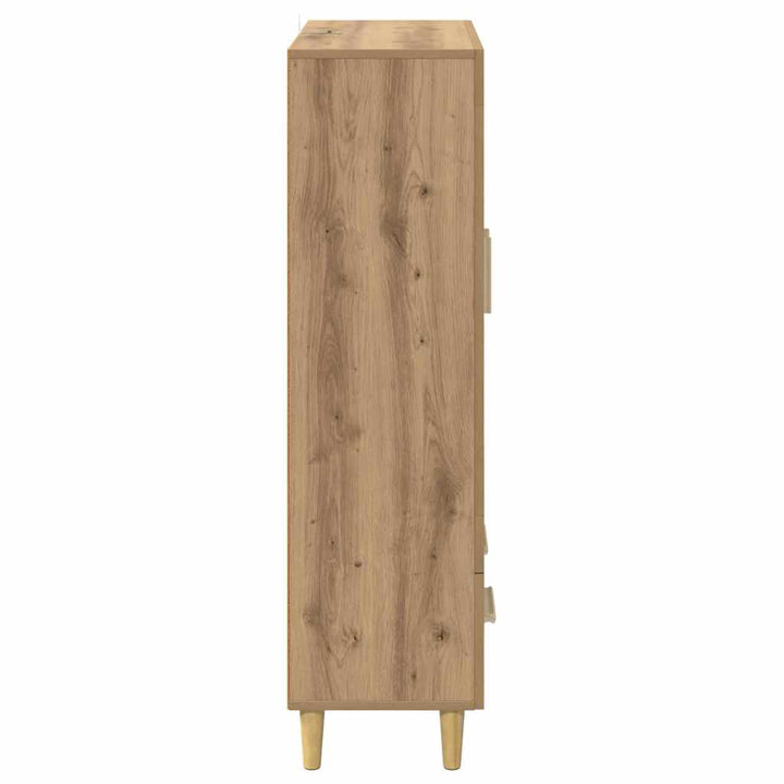 Highboard Artisan Egetræ 70 x 31 x 115 cm Konstrueret træ