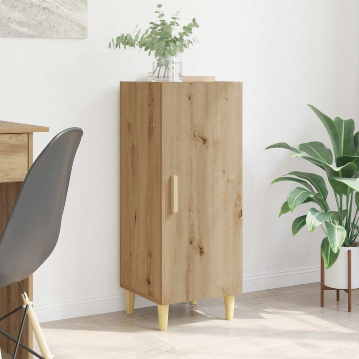 Sideboard Artisan Egetræ 34,5 x 34 x 90 cm Konstrueret træ