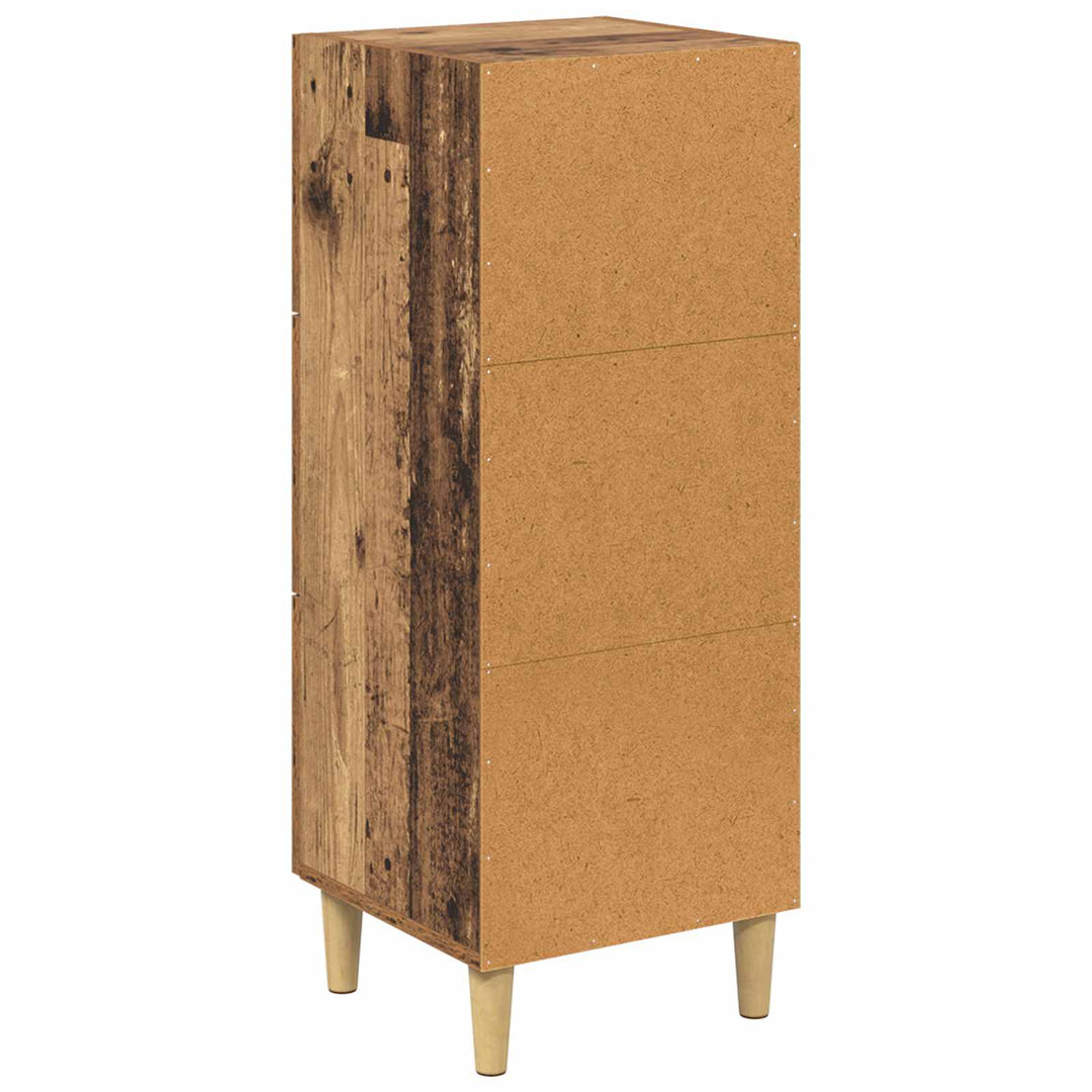 Sideboard Gammelt træ 34.5 x 34 x 90 cm Konstrueret træ