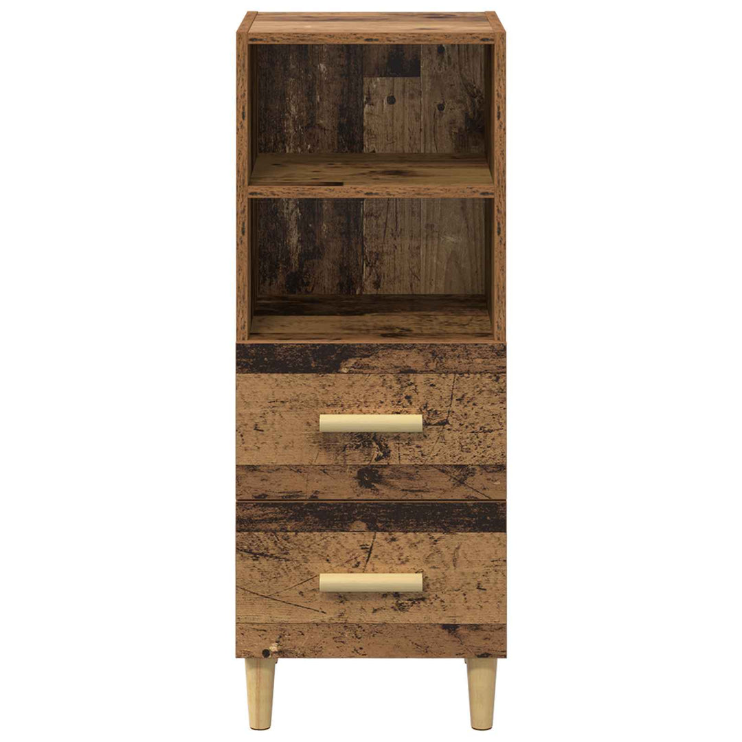 Sideboard Gammelt træ 34 x 34.5 x 90 cm Konstrueret træ