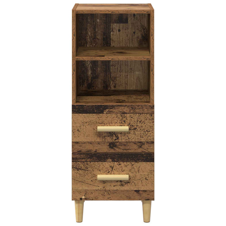 Sideboard Gammelt træ 34 x 34.5 x 90 cm Konstrueret træ