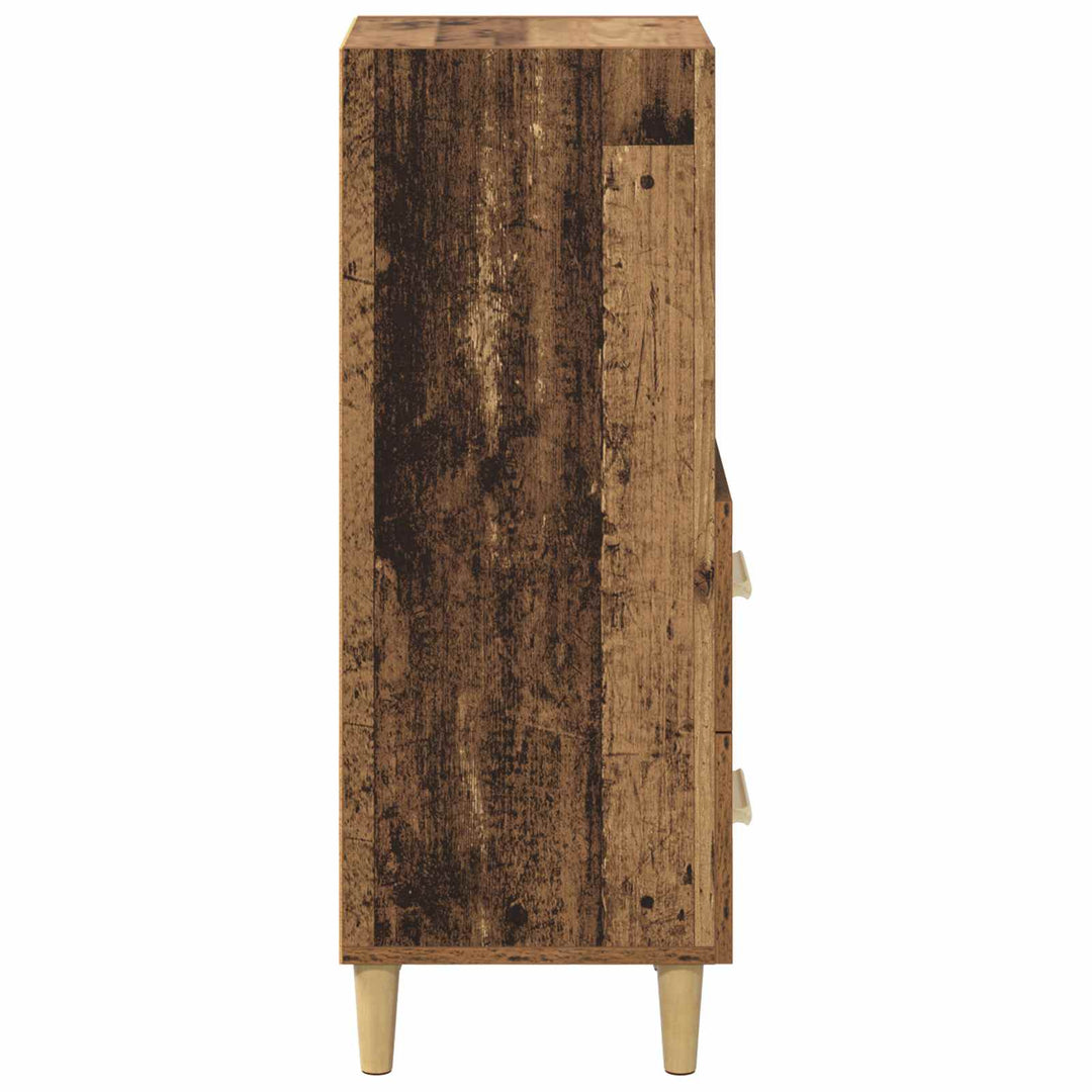 Sideboard Gammelt træ 34 x 34.5 x 90 cm Konstrueret træ