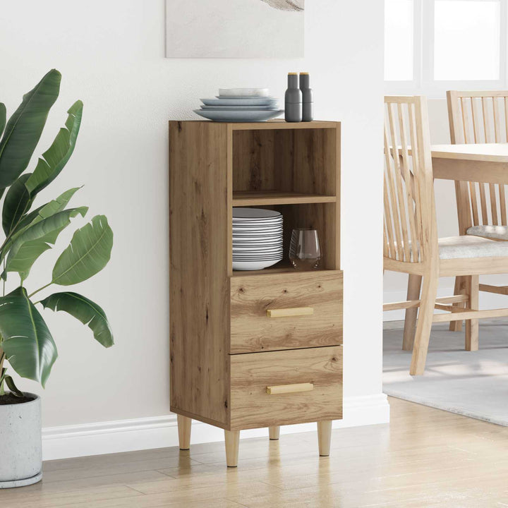 Sideboard artisan eg 34 x 34.5 x 90 cm Konstrueret træ