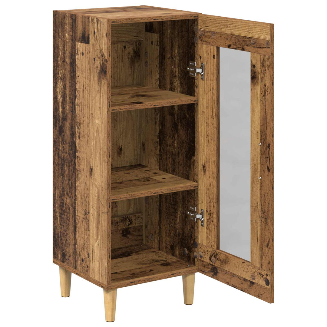 Sideboard Gammelt træ 34,5 x 32,5 x 90 cm Konstrueret træ