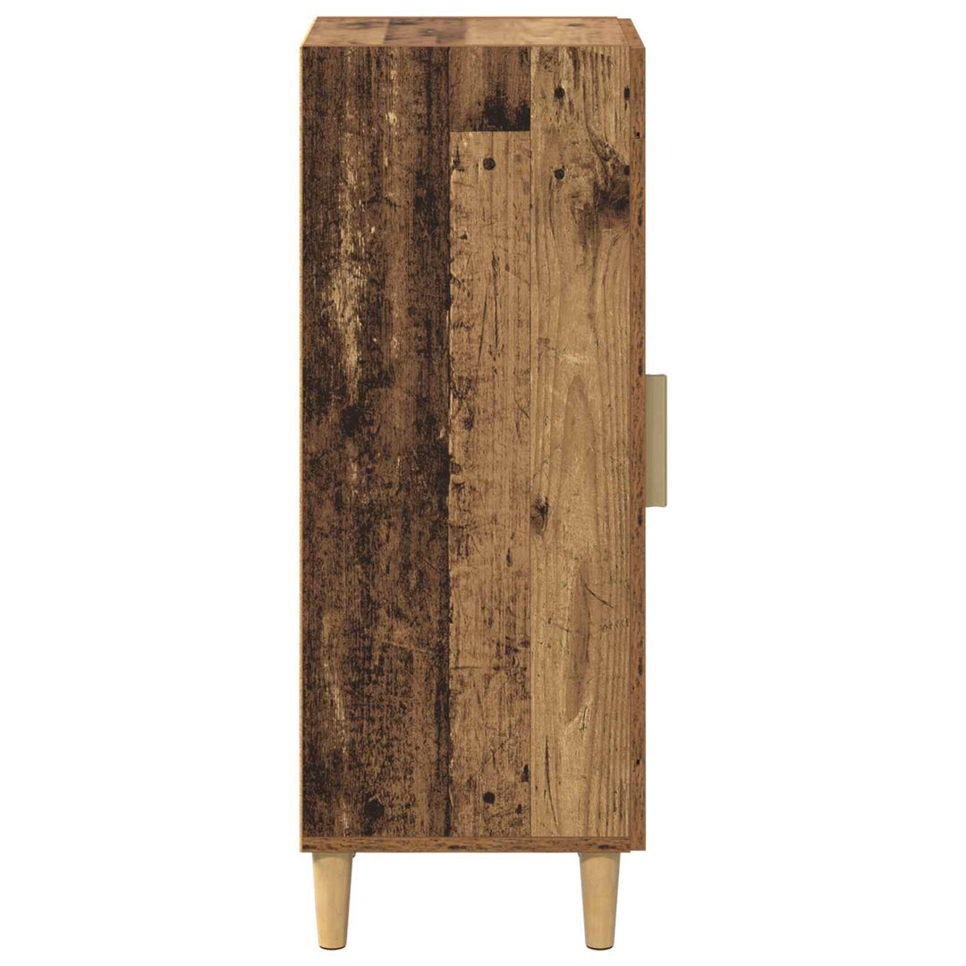 Sideboard Gammelt træ 34,5 x 32,5 x 90 cm Konstrueret træ