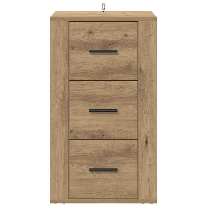 Sideboard Artisan Egetræ 40 x 33 x 70 cm Konstrueret træ