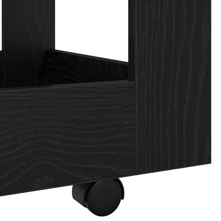 Kontortrolley Sort eg 60 x 45 x 60 cm Konstrueret træ