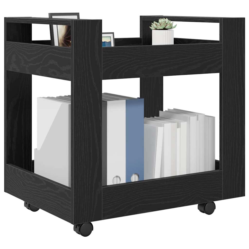 Kontortrolley Sort eg 60 x 45 x 60 cm Konstrueret træ