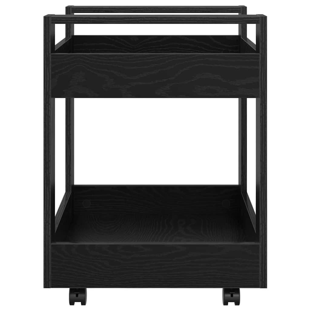 Kontortrolley Sort eg 60 x 45 x 60 cm Konstrueret træ