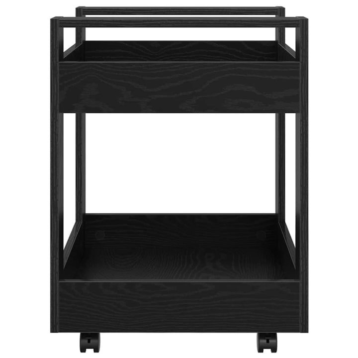 Kontortrolley Sort eg 60 x 45 x 60 cm Konstrueret træ