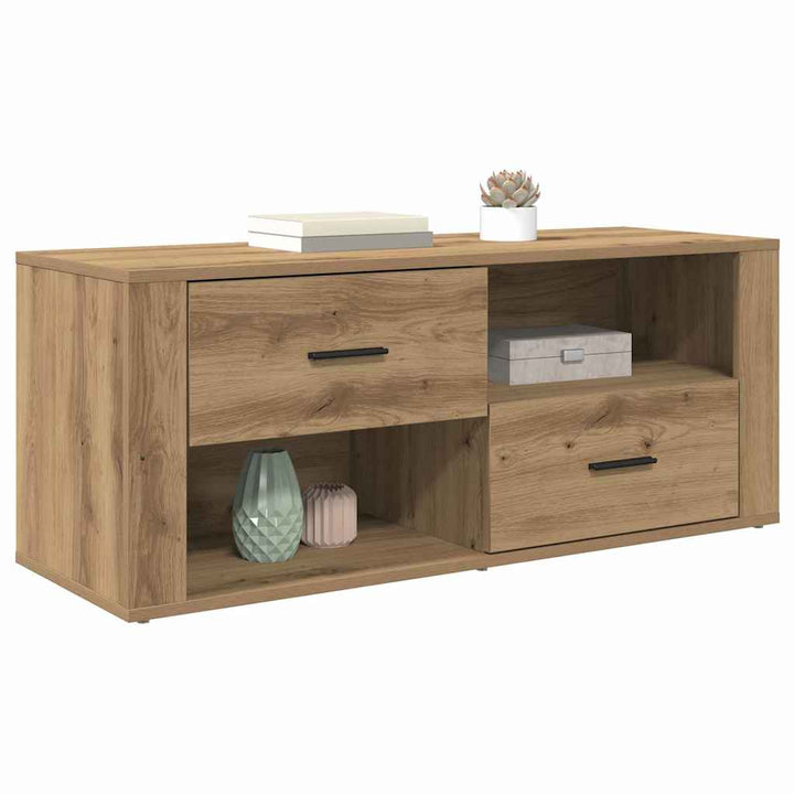 TV-skab 100 x 35 x 40 cm Artisan Egetræ Konstrueret træ
