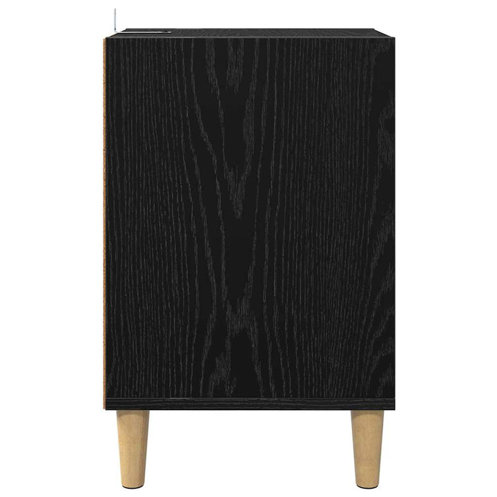 TV-skab Sort eg 100 x 35 x 55 cm Konstrueret træ