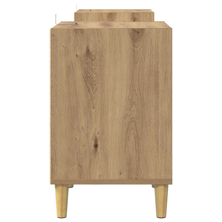 TV-skab 160 x 35 x 55 cm Artisan Egetræ Konstrueret træ