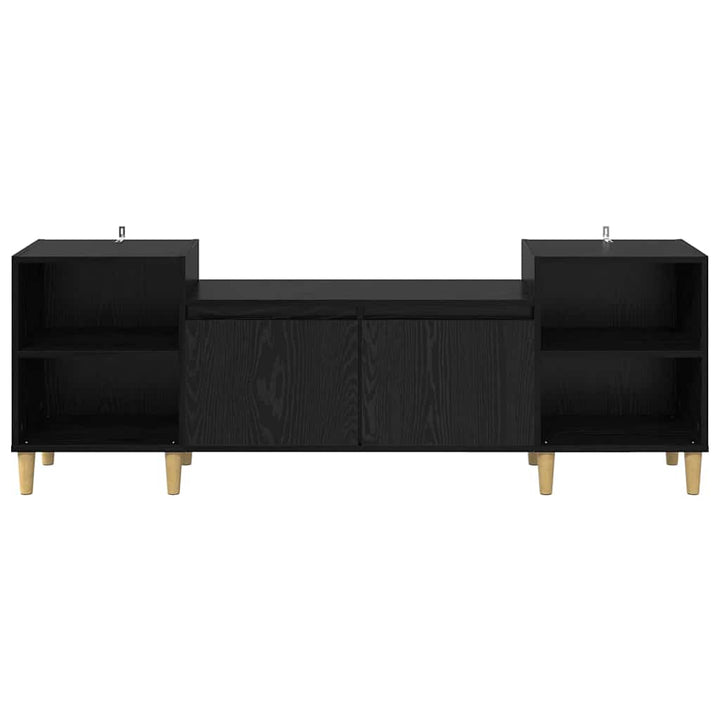 TV-skab 160 x 35 x 55 cm Sort eg Konstrueret træ