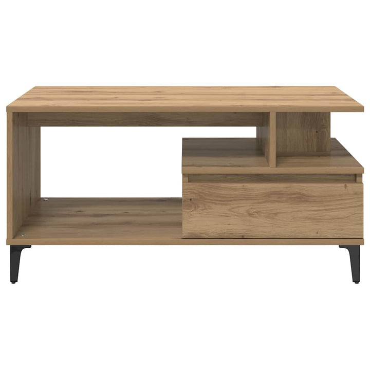 Sofabord Artisan Egetræ 90 x 49 x 45 cm Konstrueret træ