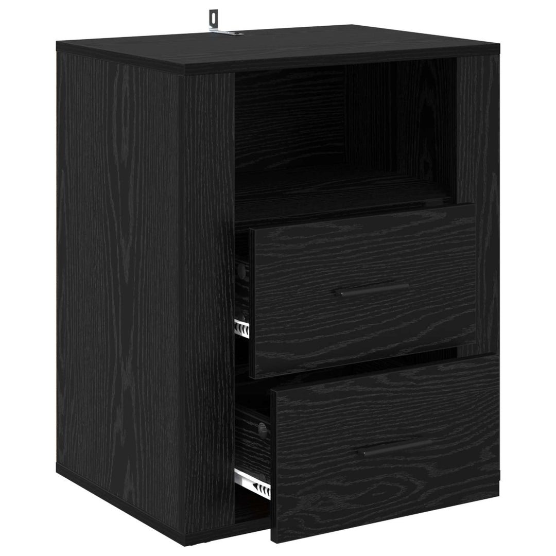 Natskab Sort eg 35 x 50 x 60 cm Konstrueret træ