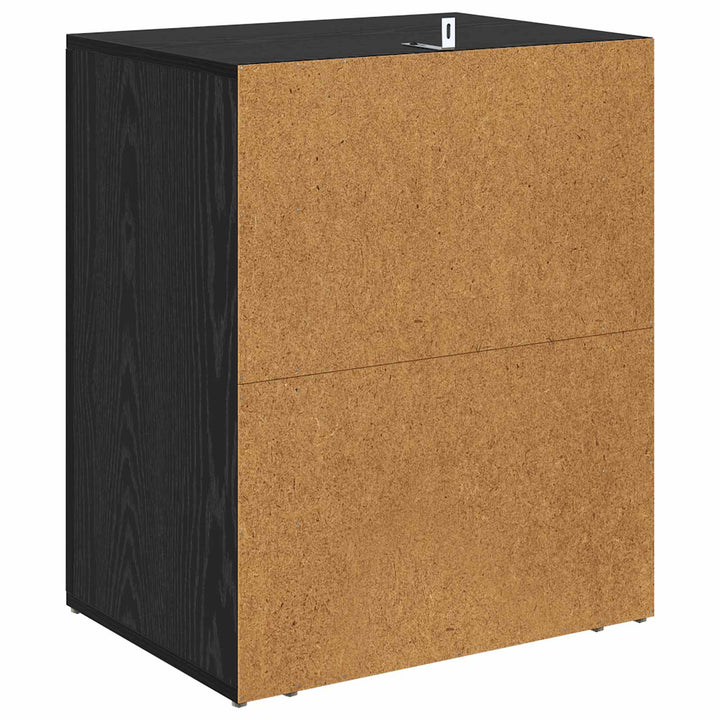 Natskab Sort eg 35 x 50 x 60 cm Konstrueret træ