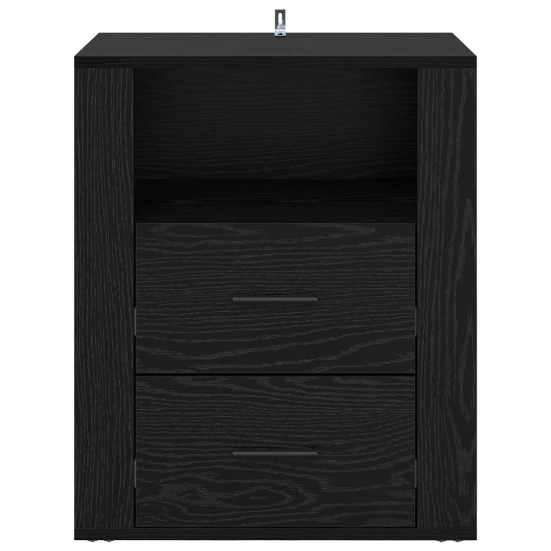 Natskab Sort eg 35 x 50 x 60 cm Konstrueret træ