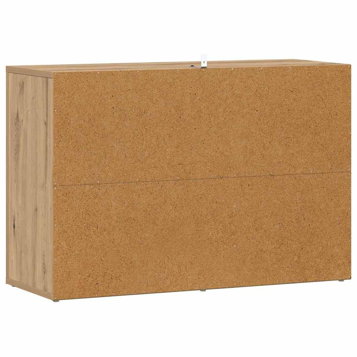 Sideboard Artisan Egetræ 80 x 30 x 53 cm Konstrueret træ