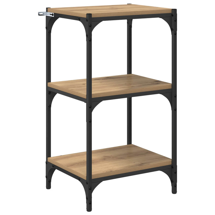Bogskab artisan eg 40 x 33 x 70,5 cm Ingeniørt træ og jern