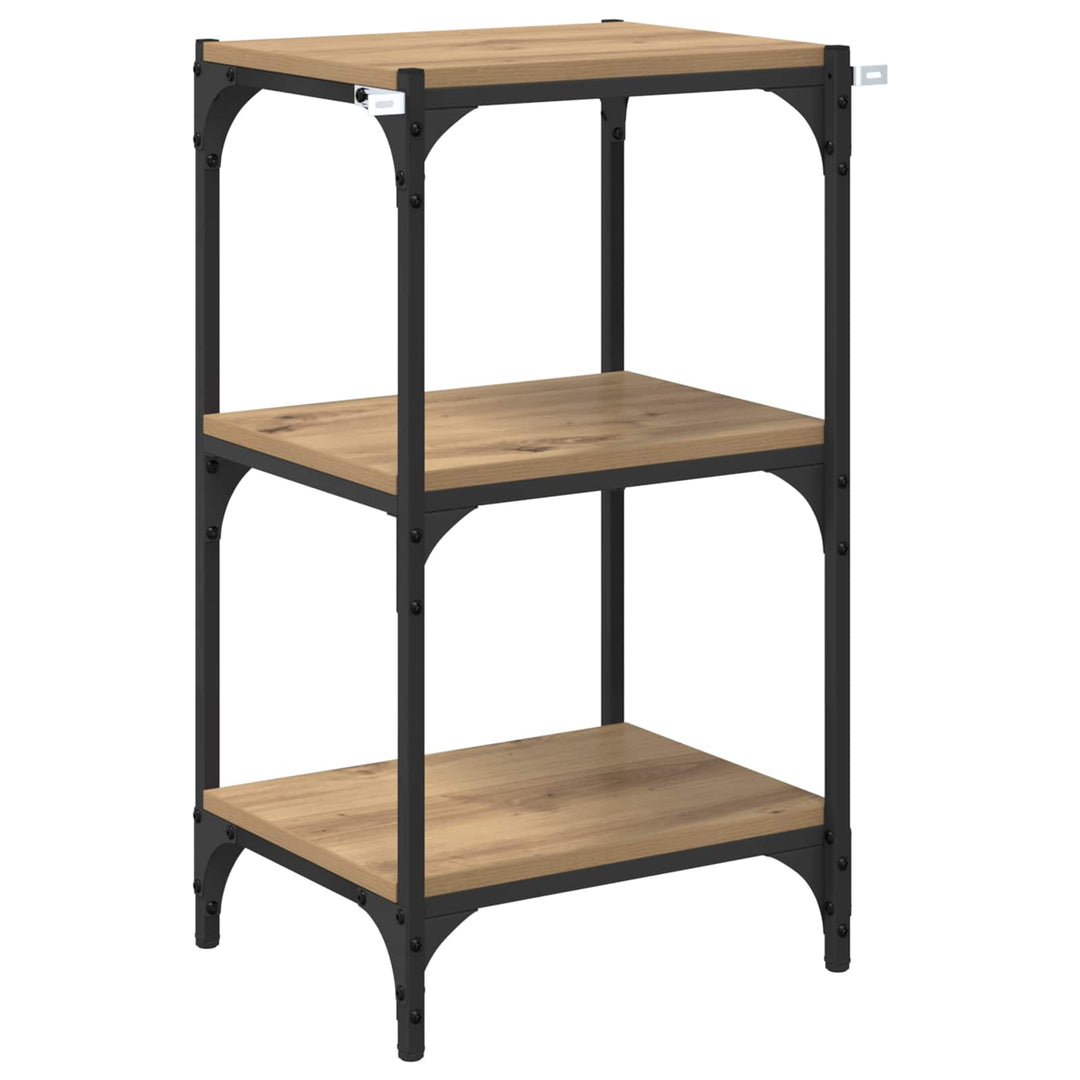 Bogskab artisan eg 40 x 33 x 70,5 cm Ingeniørt træ og jern