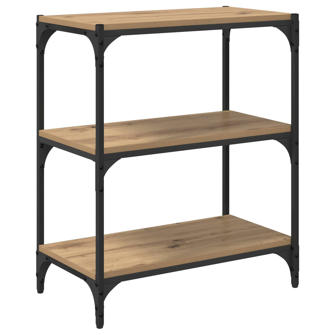Bogskab artisan eg 60 x 33 x 70,5 cm Ingeniørt træ og jern