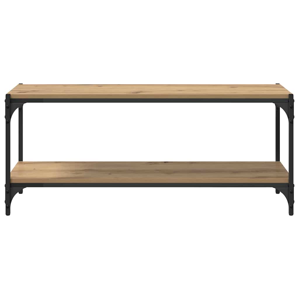 TV-skab Artisan Egetræ 100x33x41cm Ingeniørt træ og jern