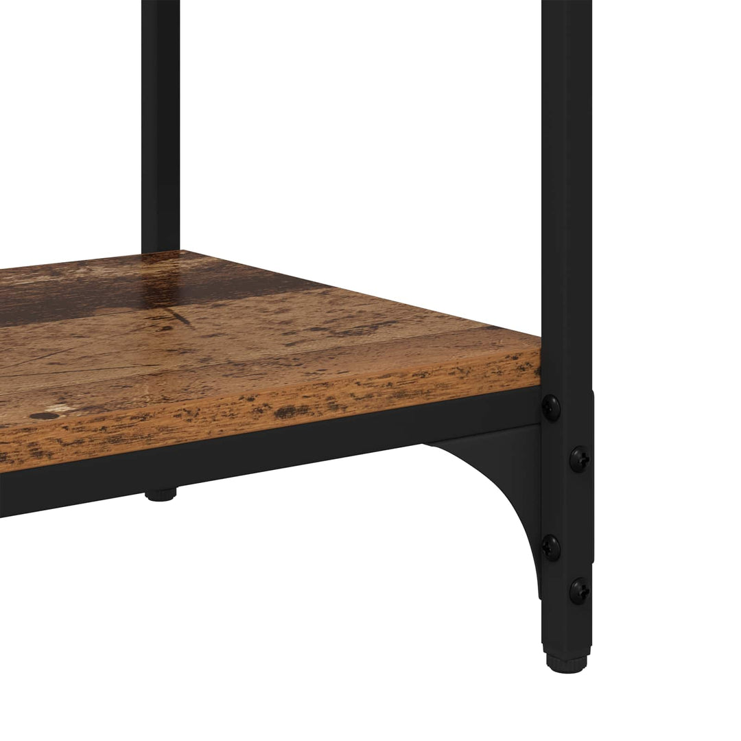 Bogskab Gammelt træ 100 x 33 x 70,5 cm Ingeniørt træ og jern