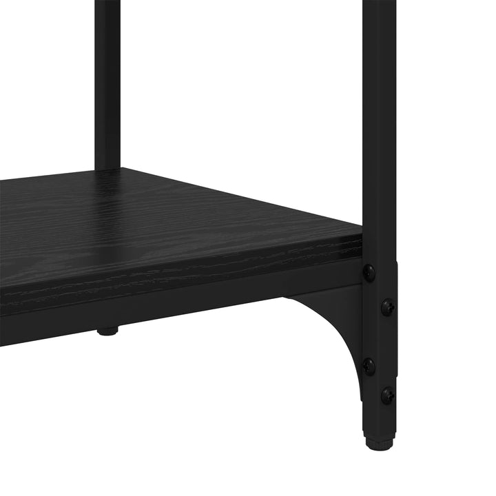Bogskab Sort eg 100 x 33 x 70,5 cm Ingeniørt træ og jern