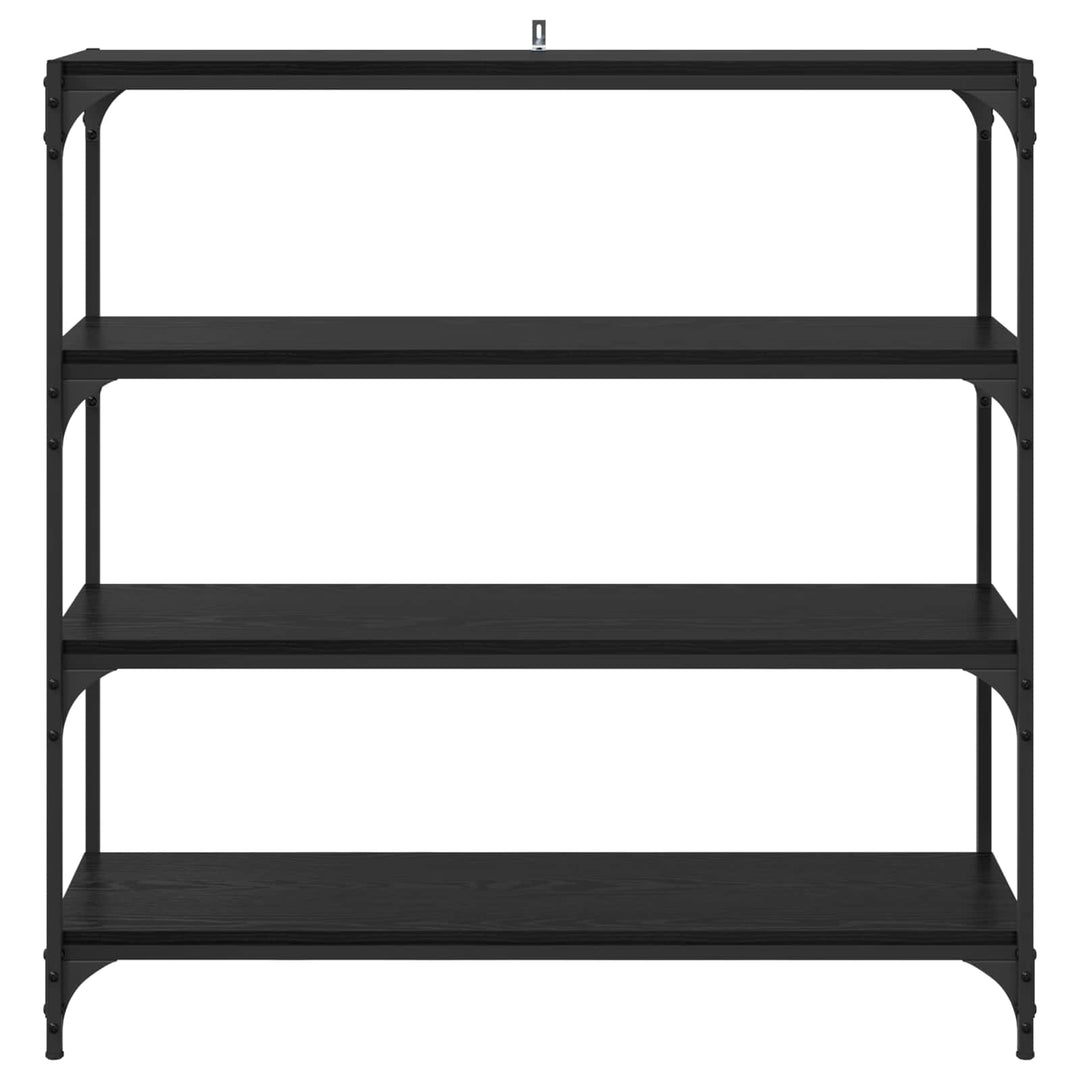 Bogskab Sort eg 100 x 33 x 100 cm Ingeniørt træ og jern